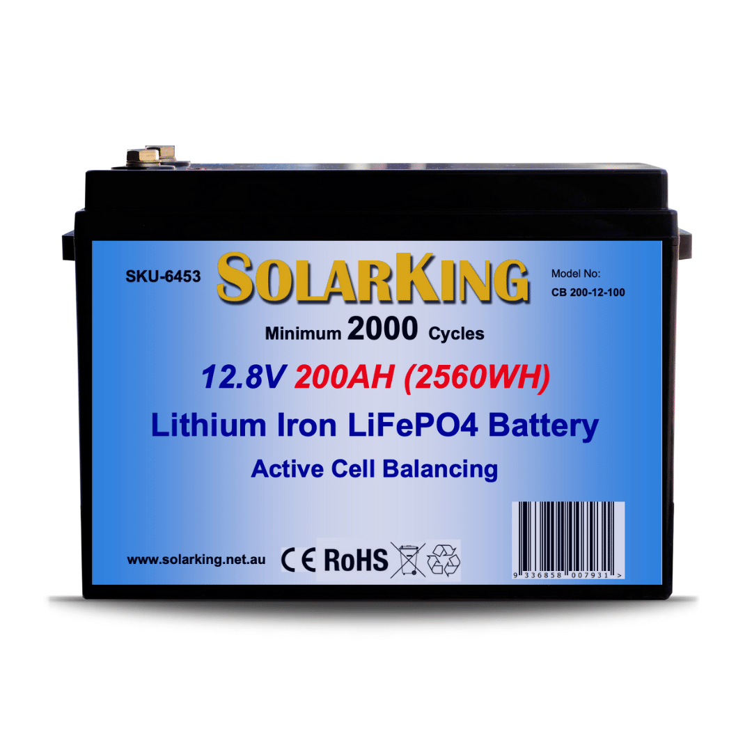 200AH Lithium LiFe PO4 SolarKing Battery - CB-200-12-100